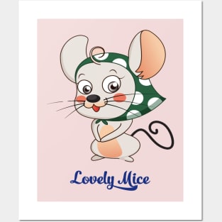 Lovely mice Posters and Art